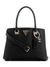 Guess Polyurethane Black Solid Women Noelle Girlfriend Satchel Bag