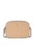 Guess Beige Solid Noelle Camera Crossbody Bag