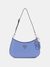 Guess Stormy Blue Solid Noelle Top Zip Shoulder Bag