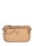 Guess Beige Solid Noelle Crossbody Bag