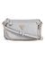 Lavender Grey Solid Noelle Dbl Pouch Crossbody Bag