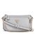 Lavender Grey Solid Noelle Dbl Pouch Crossbody Bag
