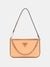 Guess Apricot Solid Noelle Mini Top Zip Shoulder Bag