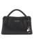 Black Textured Fedana Small Girlfriend Satchel Bag
