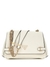Guess Women Off White Solid Chain Strap Crossbody Bag