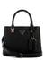 Black Textured Noelle Small Multi Comp Satchel Bag