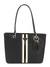 Guess Women Black Textured Tote Bag