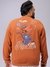 Plus Size Placement Print Crew Neck Sweatshirt