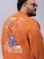 Plus Size Placement Print Crew Neck Sweatshirt