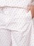 Men White Plus Size Fauna Printed Lounge Shirt and Boxers Co-ords Set