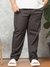 Men Black Plus Size Geometric Print Lounge Pants