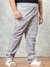 Men Navy Blue Plus Size Tropical Print Lounge Pants