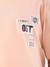 Men Plus Size Graphic Back Print Round Neck Cotton Tshirt
