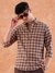 Men Slim Fit Checked Casual Shirt