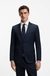 Slim-fit suit jacket in virgin-wool serge
