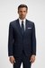 Slim-fit suit jacket in virgin-wool serge