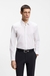 Slim-fit shirt in easy-iron stretch-cotton poplin