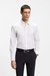 Slim-fit shirt in easy-iron stretch-cotton poplin