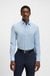 Slim-fit shirt in easy-iron stretch-cotton poplin
