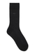 Regular-length logo socks in mercerised Egyptian cotton