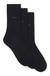 Three-pack of regular-length socks in stretch fabric
