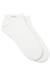 Two-pack of ankle-length socks in stretch fabric