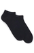 Two-pack of ankle-length socks in stretch fabric