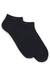 Two-pack of ankle-length socks in stretch fabric