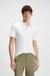 Slim-fit polo shirt in interlock cotton