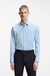 Regular-fit shirt in easy-iron stretch-cotton poplin
