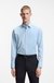 Regular-fit shirt in easy-iron stretch-cotton poplin