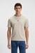 Stretch-cotton T-shirt with contrast logo