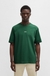 Stretch-cotton T-shirt with logo print