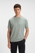 Stretch-cotton T-shirt with contrast logo