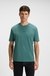Stretch-cotton T-shirt with contrast logo
