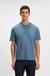 Stretch-cotton T-shirt with contrast logo