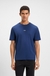 Stretch-cotton T-shirt with logo print
