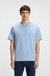 Stretch-cotton T-shirt with contrast logo
