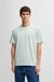 Stretch-cotton T-shirt with contrast logo