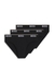 Three-pack of stretch-cotton briefs with logo waistbands