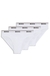 Three-pack of stretch-cotton briefs with logo waistbands