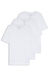 Three-pack of logo-embroidered T-shirts in cotton