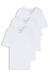 Three-pack of V-neck underwear T-shirts in cotton