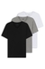 Three-pack of V-neck underwear T-shirts in cotton