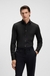 Slim-fit shirt in easy-iron cotton-blend poplin