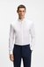 Slim-fit shirt in easy-iron cotton-blend poplin