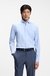 Slim-fit shirt in easy-iron cotton-blend poplin