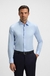 Slim-fit shirt in easy-iron cotton poplin