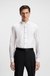 Slim-fit dress shirt in easy-iron stretch-cotton poplin