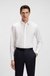 Slim-fit dress shirt in easy-iron stretch cotton